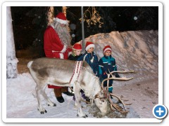 Joulupukki, Blåøje og børn