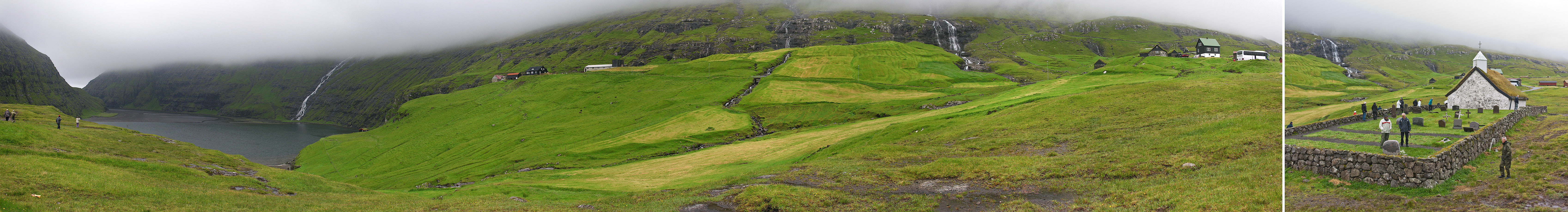 Saksun ved kirken